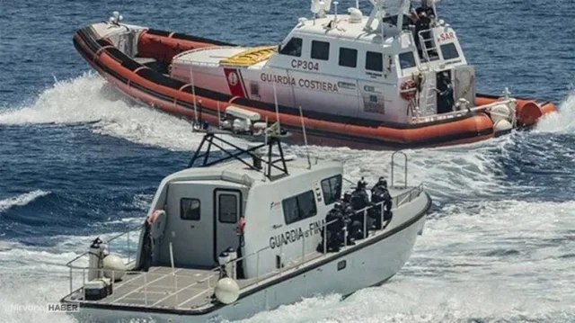 Meis Adası açıklarında Frontex gemisi battı