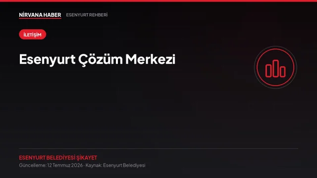 Esenyurt Çözüm Merkezi: 444 0 411 ve Yapay Zekâ Destekli WhatsApp Hattı