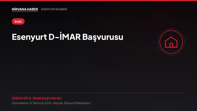 Esenyurt D-İMAR Başvurusu: Online Proje Başvurusu Adım Adım (Müellif Rehberi)