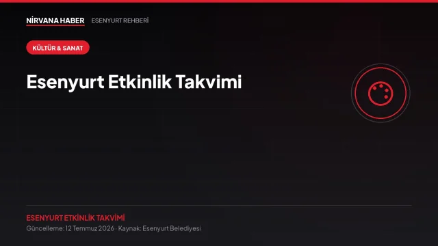 Esenyurt Etkinlik Takvimi: Yazlık Sinema, Çocuk Tiyatrosu ve Ücretsiz Konserler
