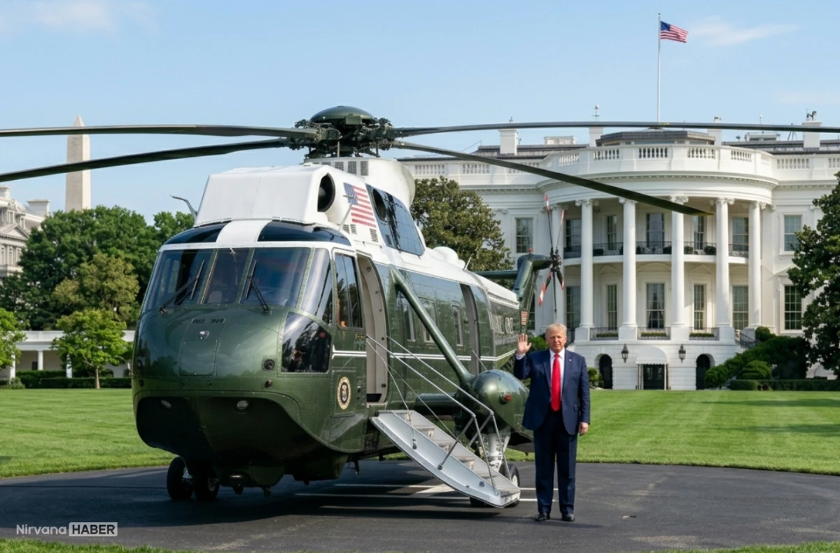 Trump’tan olay proje! Beyaz Saray’ın ortasına helikopter pisti iddiası