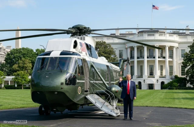 Trump’tan olay proje! Beyaz Saray’ın ortasına helikopter pisti iddiası