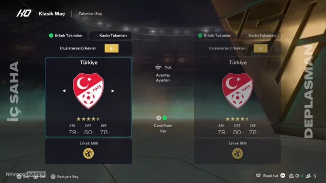 Türkiye A Milli Takımımız, EA SPORTS FC 26’ya eklendi