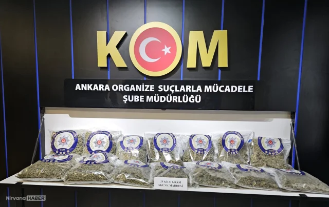 Başkentte narkotik operasyonu: Yüklü miktarda uyuşturucu ele geçirildi