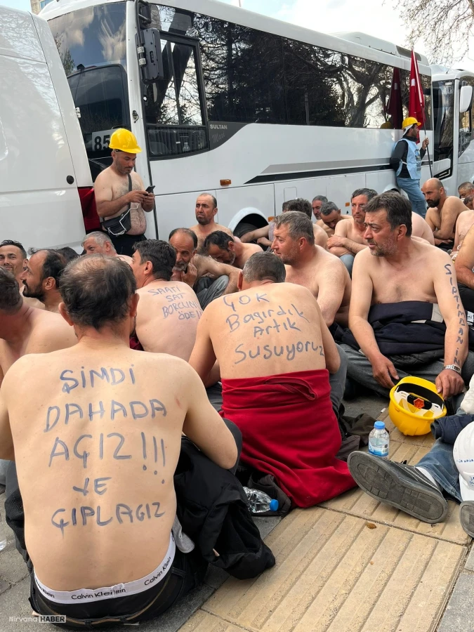 Madenciler Ankara'da açlık grevine başladı: "Açız, yoksuluz, çıplağız"