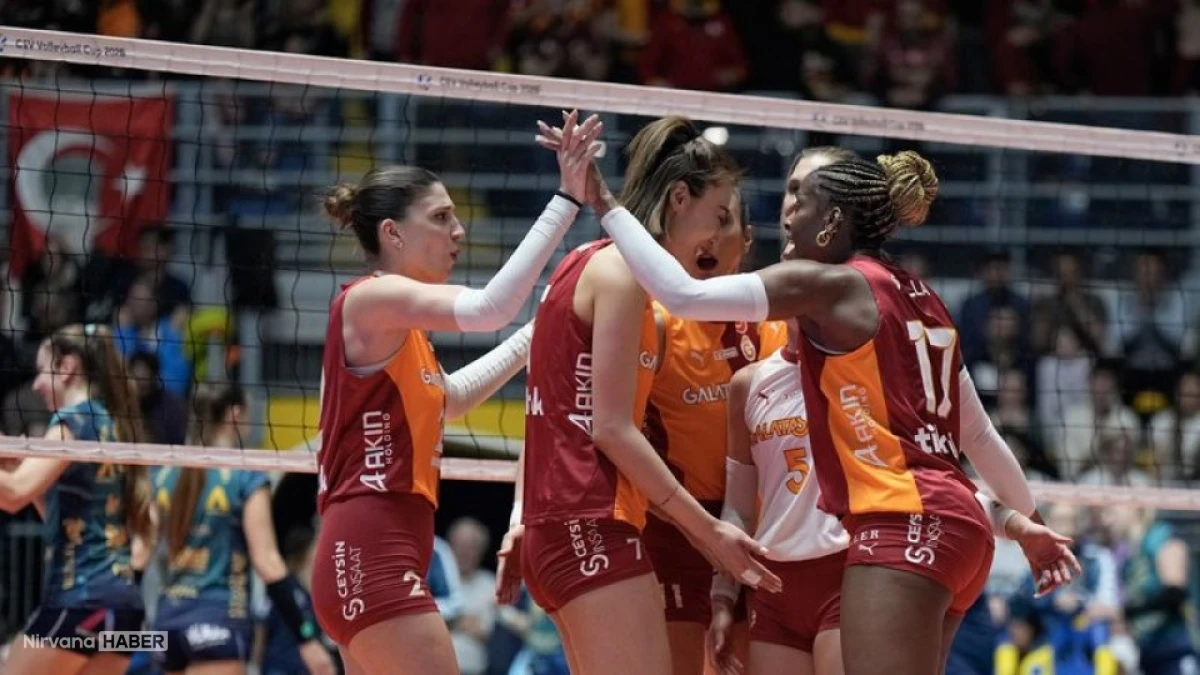 Galatasaray Daikin CEV Kupası'nda Reale Mutua Fenera'yı 3-2 mağlup etti