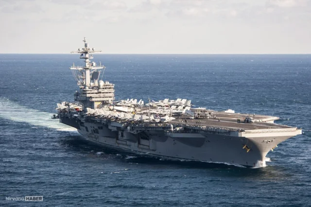 USS George H.W. Bush Afrika rotasında: Hürmüz'de tansiyon yükseliyor!