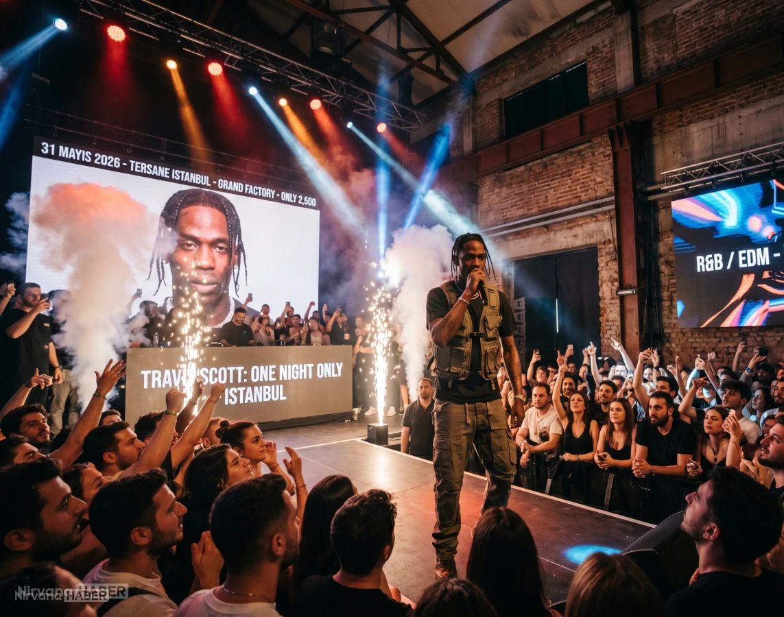 Travis Scott ilk kez İstanbul'da: Yalnızca 2500 kişiye konser