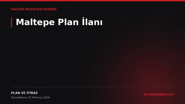 Maltepe Plan İlanı Takibi: Askı Süresi ve İtiraz Hakkı