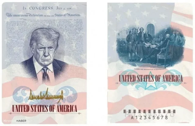 ABD pasaportlarında yeni dönem: Başkan Trump’ın portresi ve imzası yer alacak