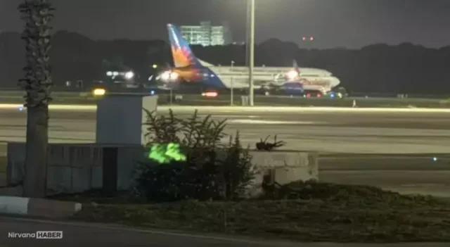 Antalya'da pilotu rahatsızlanan uçak acil iniş yaptı