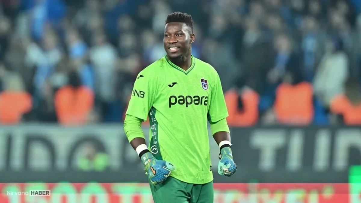 Kaleci Andre Onana, Trabzonspor'a veda etti