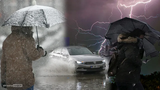 Meteorolojiden uyarı üstüne uyarı! 24 il için fırtına kapıda