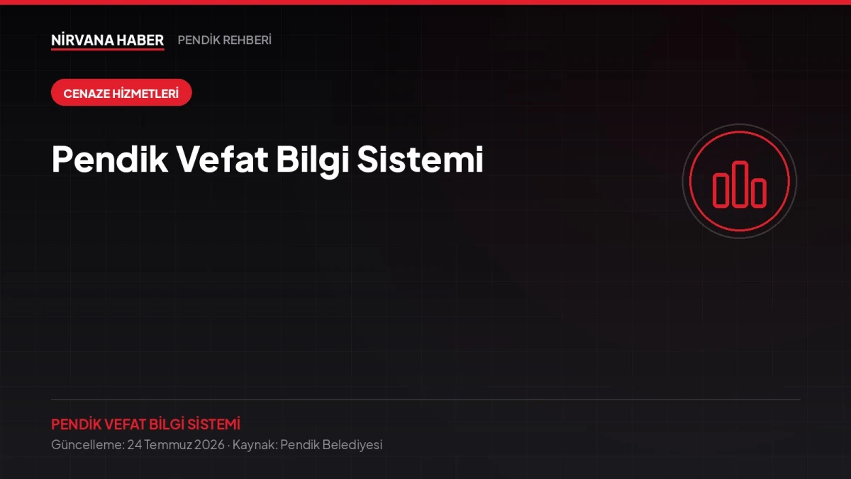 Pendik Vefat Bilgi Sistemi: Cenaze Bilgisine Aramadan Ulaşmak