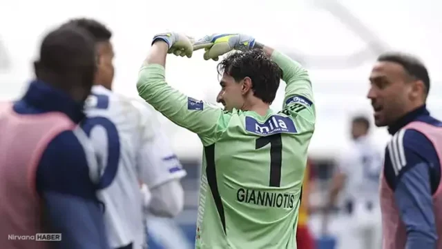 Kaleden kaleye gol! Süper Lig'in 30. kaleci golü Gianniotis'ten