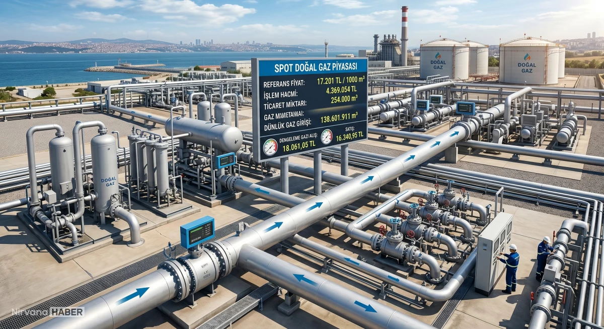 Spot piyasada doğal gaz ne kadar oldu? İşlem hacmi ve fiyatları