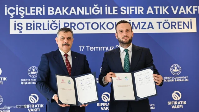 İçişleri Bakanlığı ve Sıfır Atık Vakfı'ndan 81 ili kapsayan çevre protokolü