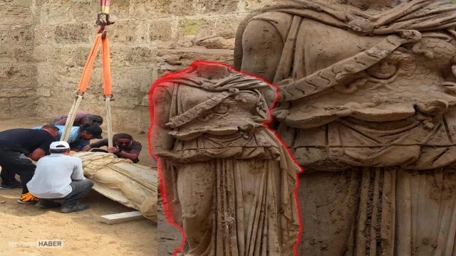Athena'nın kusursuz heykeli, molozların arasında bulundu!