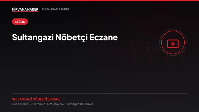 Sultangazi Nöbetçi Eczane: Gece Yarısı İlaç Lazım Olduğunda