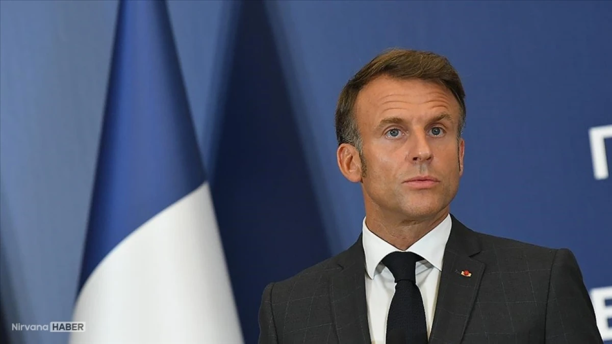 Macron iki şartı: Savaş durmalı, silahlar bırakılmalı