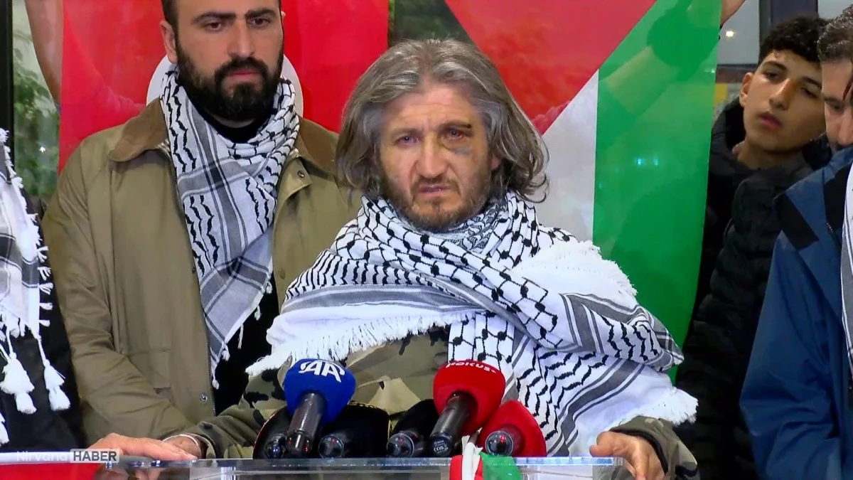 Sumud Filosu aktivisti Hüseyin Oral İstanbul’da