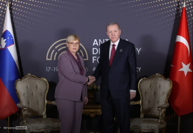 Erdoğan’dan Slovenya’ya kritik mesaj: Filistin adımları takdir edildi, yeni işbirliği vurgusu