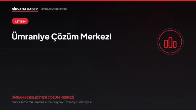 Ümraniye Çözüm Merkezi: 444 9 822 ve Bilgi Edinme Hakkınız