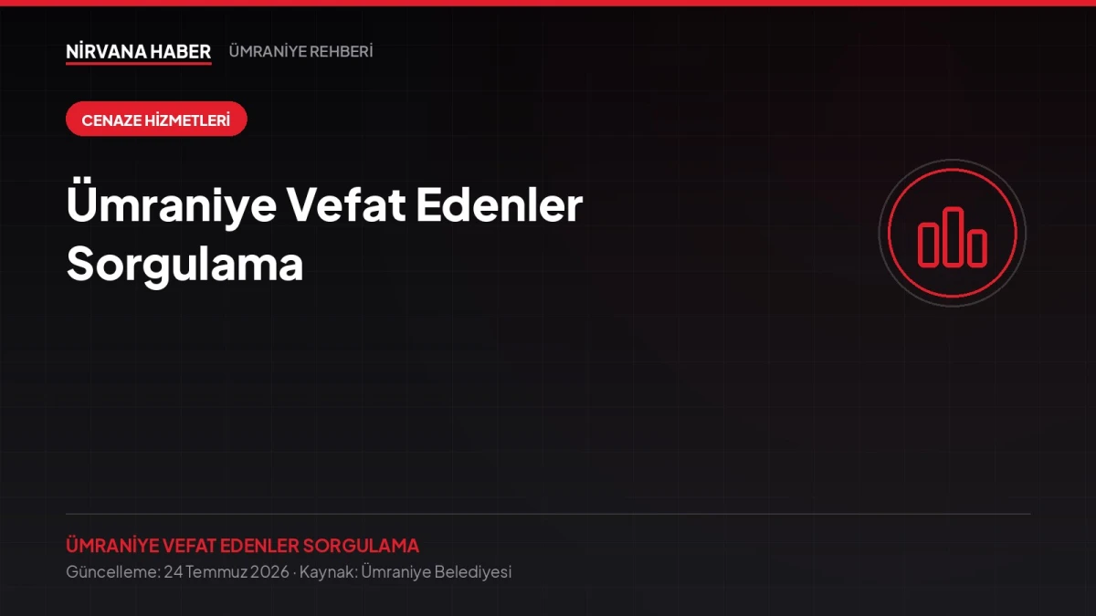 Ümraniye Vefat Edenler Sorgulama: Cenaze Bilgisine Aramadan Ulaşmak
