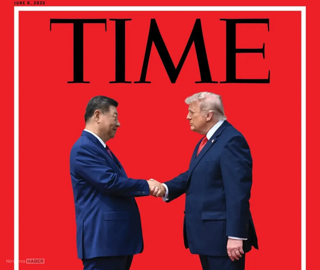 Time dergisinden dikkat çeken kapak: Trump ve Şi Cinping görüşmesi dünya gündeminde