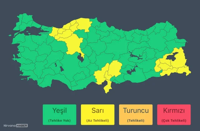 18 il için kritik hava uyarısı: Kar, sağanak ve fırtına etkili olacak