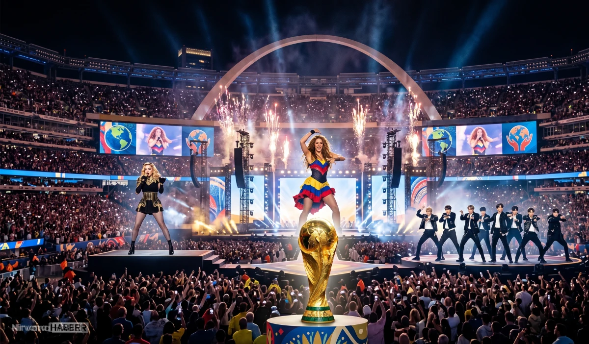 2026 Dünya Kupası Finalinde Madonna, Shakira ve BTS sahne alacak