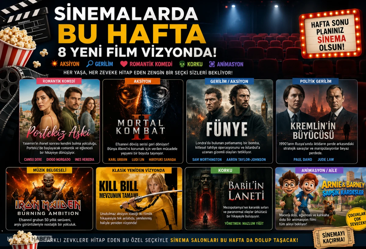 Sinema tutkunları için müjde: Bu hafta beyaz perdede hangi filmler var? 8 yeni film vizyonda