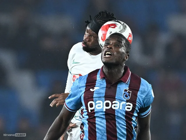 Trabzonspor’dan Karadeniz derbisinde kritik galibiyet: Rizespor’u 1-0 mağlup etti