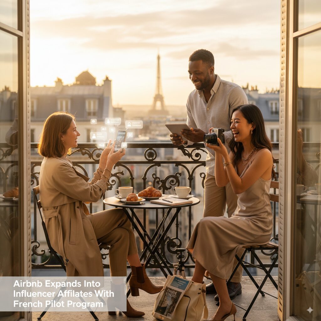 Airbnb Expands Into Influencer Affiliates With French Pilot Program
