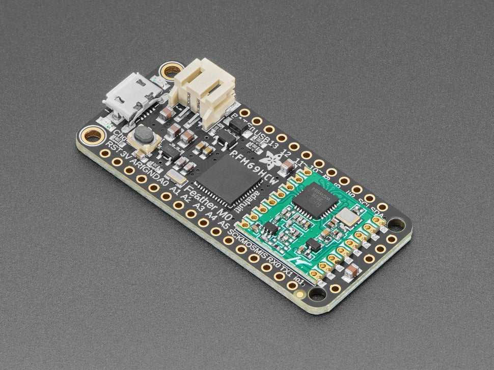 Adafruit Feather M0 RFM69HCW Packet Radio (868/915 MHz)