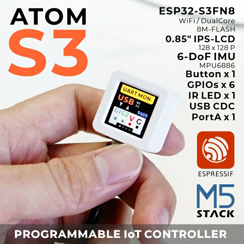 M5Stack AtomS3 | Open Hardware Directory