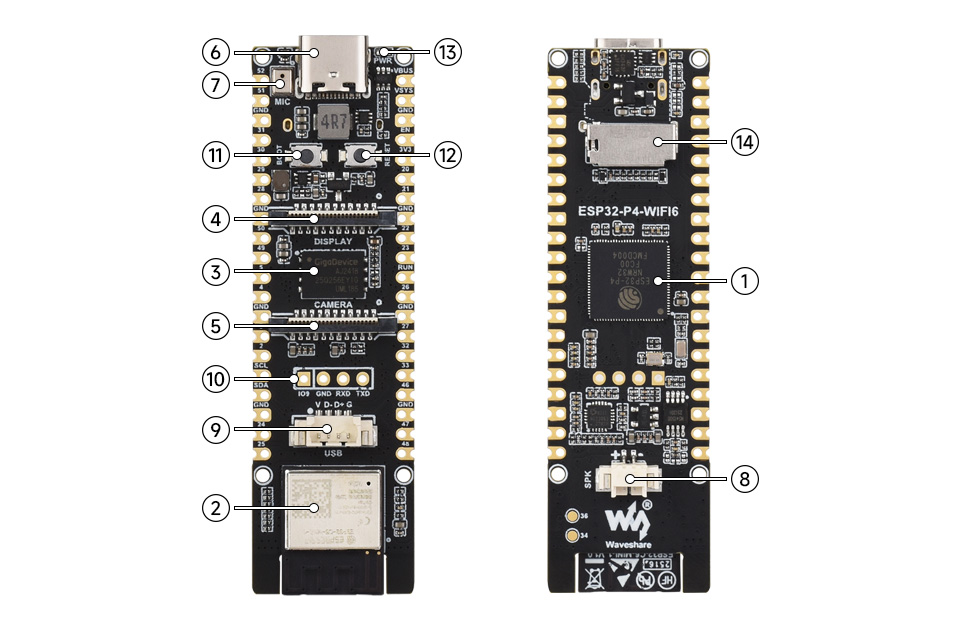 Waveshare ESP32-P4-WIFI6