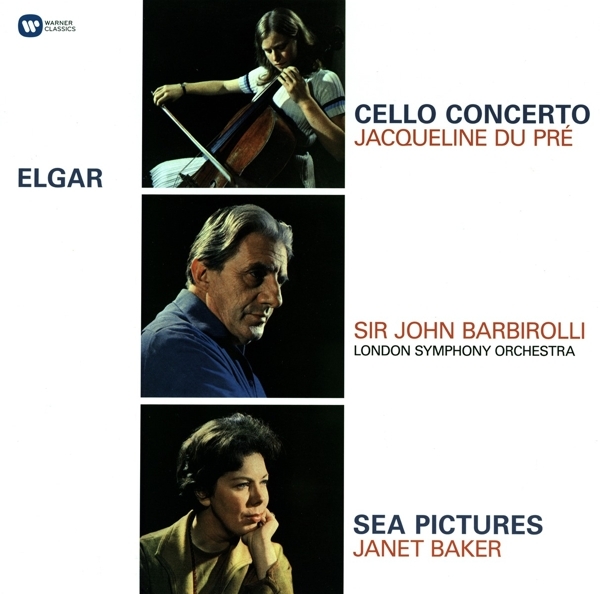 Jacqueline Du Pré, Sir John Barbirolli, London Symphony Orchestra & Janet Baker - Cello Concerto / Sea Pictures (LP) (Remastered)