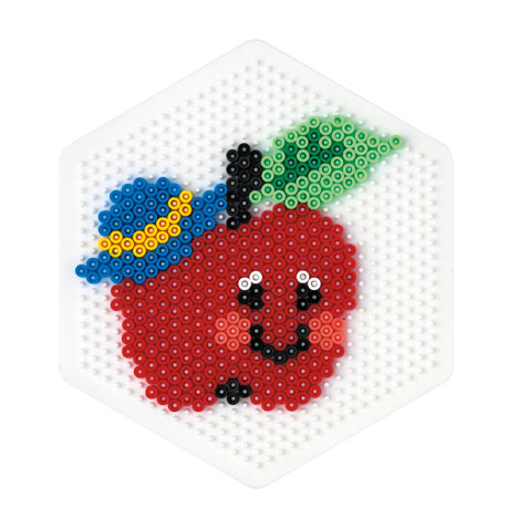Hama Midi Strijkkralenbordje - Zeshoek Groot