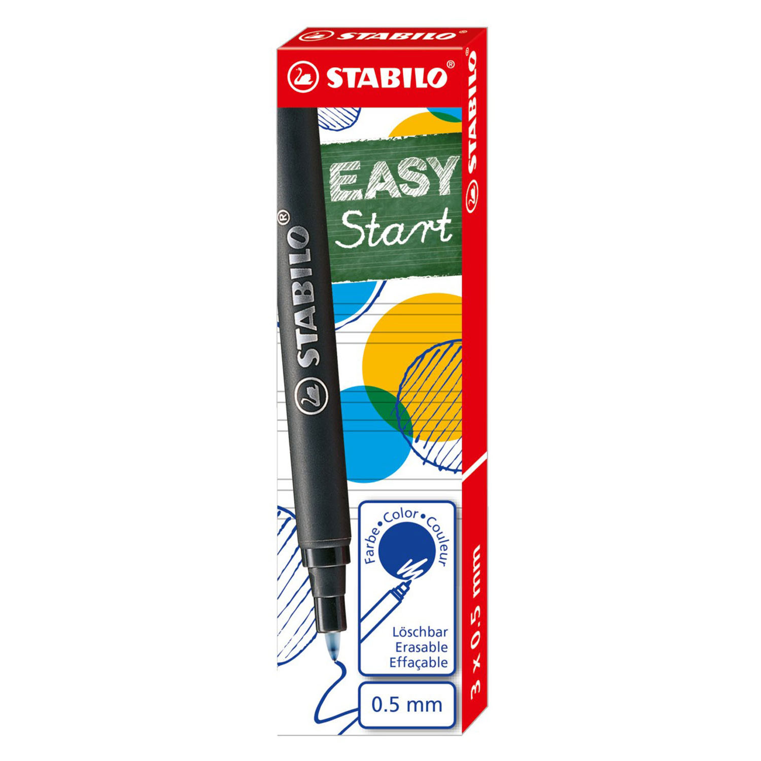 Stabilo - STABILO EASYoriginal 3 Navullingen Medium - Blauw
