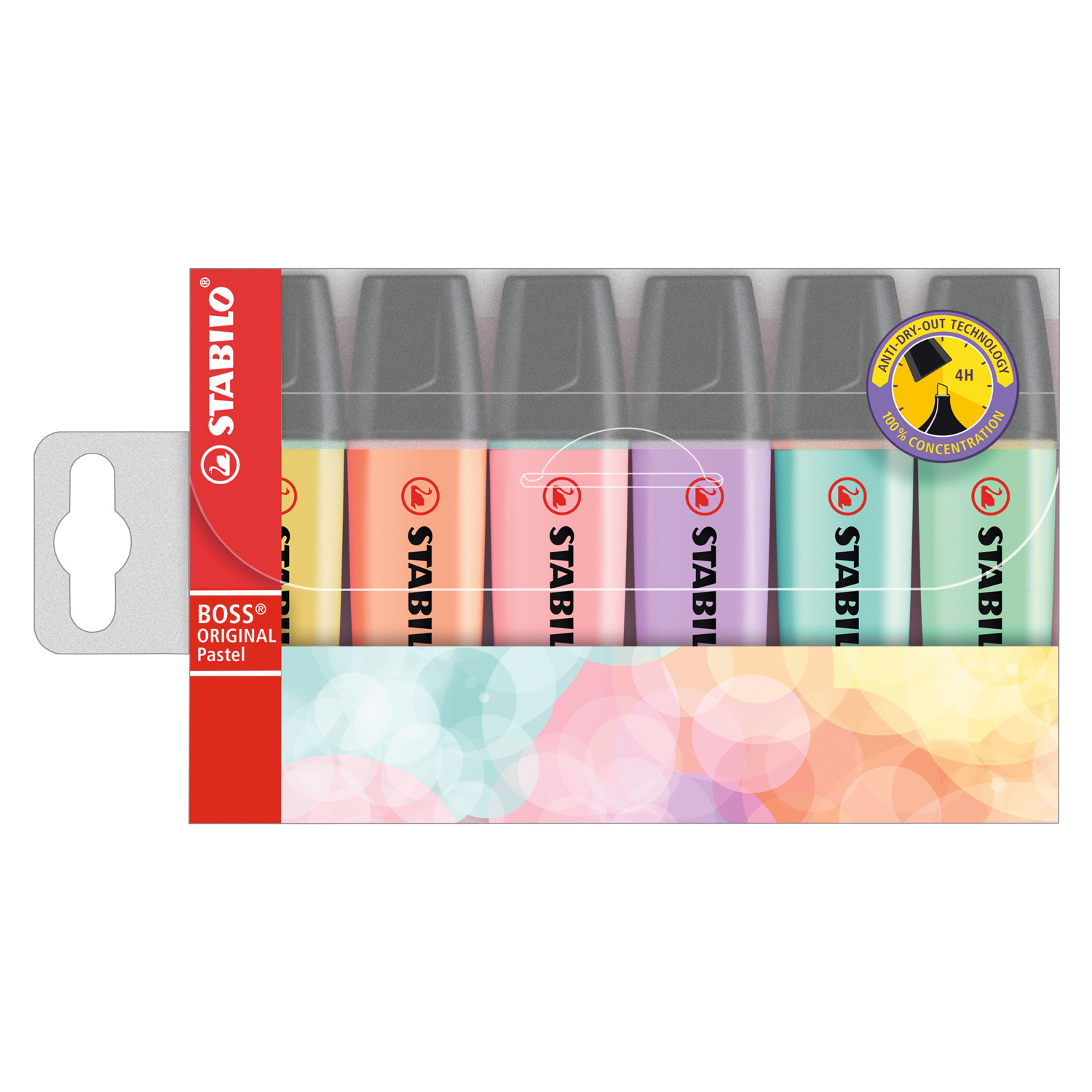 STABILO BOSS ORIGINAL Pastel - Markeerstift - Set 6 Stuks