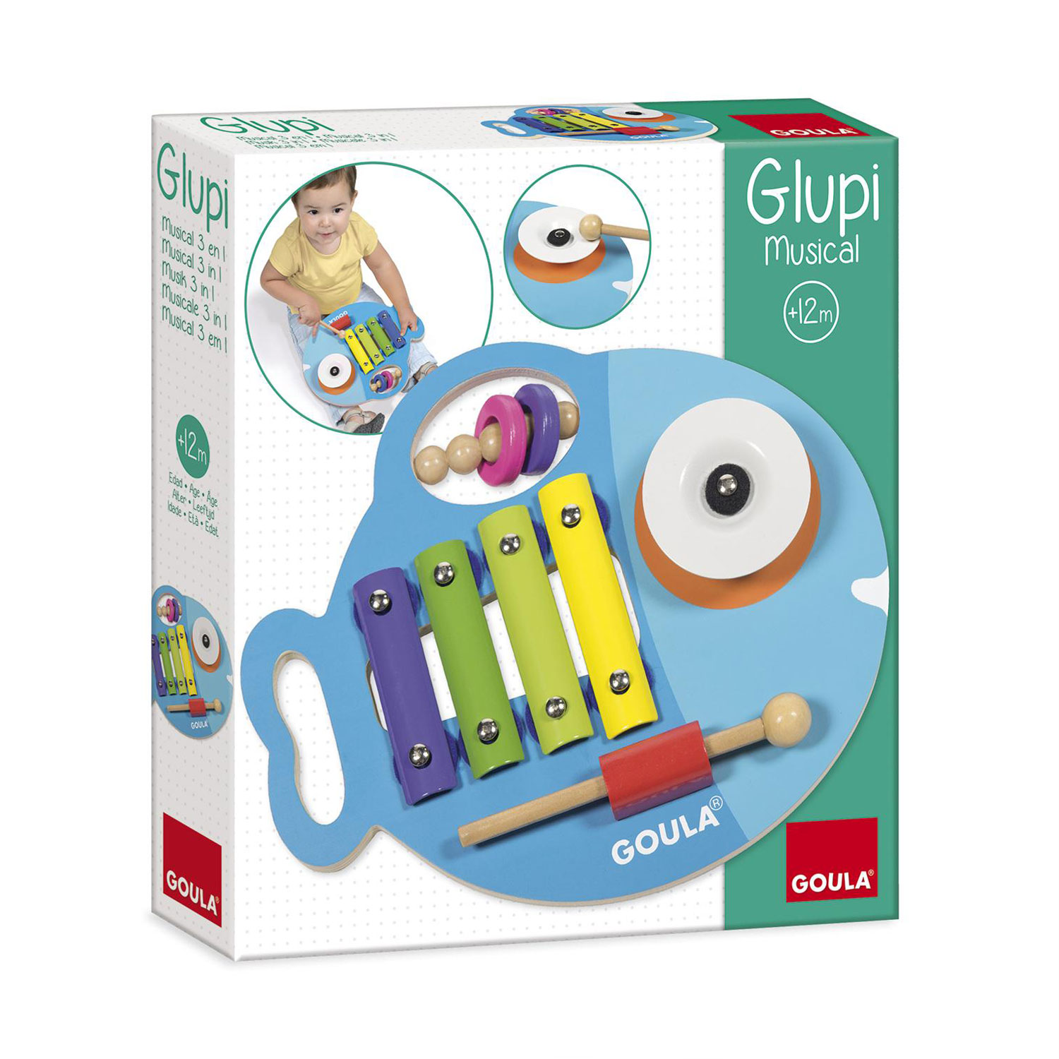 Goula Glupi Muziek Xylofoon, 3in1