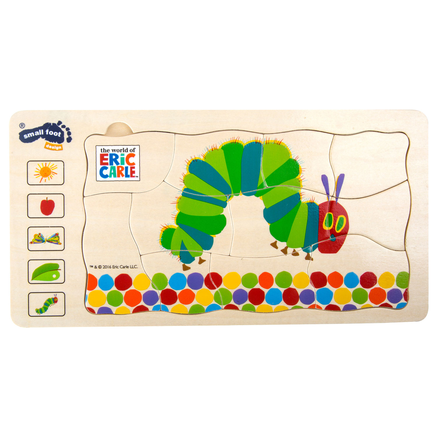 Small Foot - Rupsje Nooitgenoeg Lagenpuzzel, 36dlg.