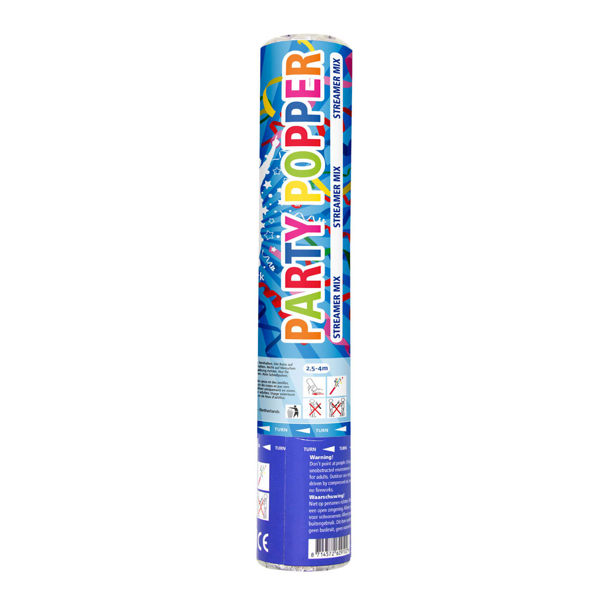 Party Popper Streamer 28cm