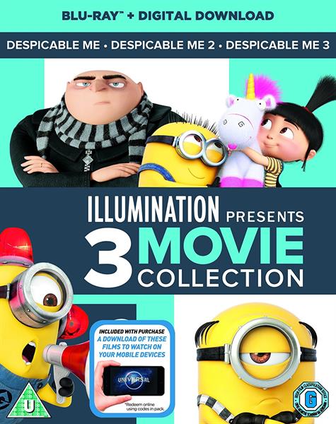 Despicable Me 1-3 Boxset (bd+uv) (Import)