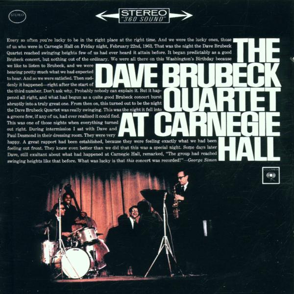 The Dave Brubeck Quartet - At Carnegie Hall (2 CD)