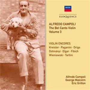 Alfredo Campoli - Bel Canto Violin Vol.3
