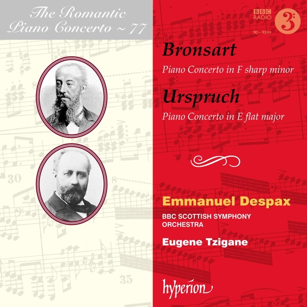 Emmanuel Despax, BBC Scottish Symphony Orchestra, Eugene Tzigane - Piano Concertos (Bronsart & Urspruch) (CD)