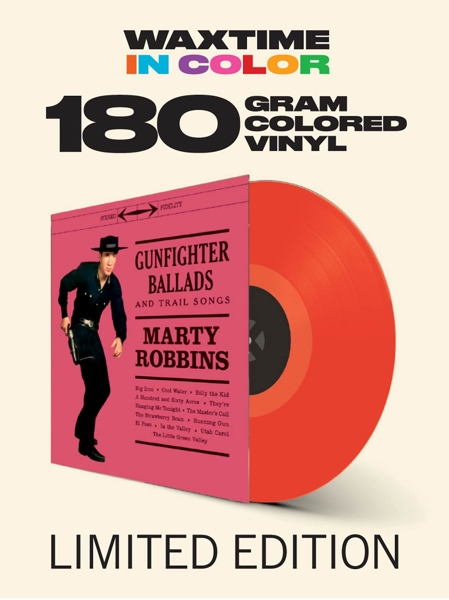 Marty Robbins - Gunfighter Ballads And Trail Songs (LP) (Coloured Vinyl) ( Limited Edition)