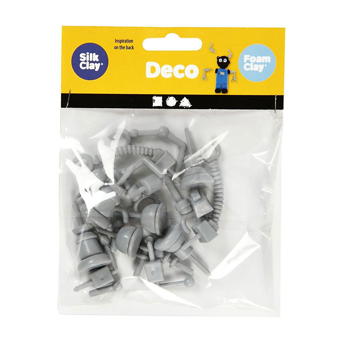 Robot onderdelen - Grijs, 19st.